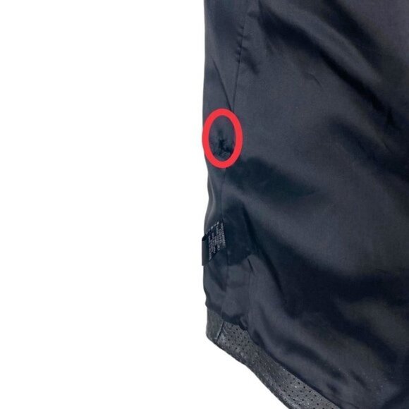 BCBG MAXAZRIA Vintage Black Leather Perforated Button Up Shirt US M - Picture 2 of 10